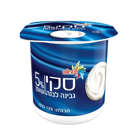 גבינת סקי יום יום 5% שטראוס 125 גרם