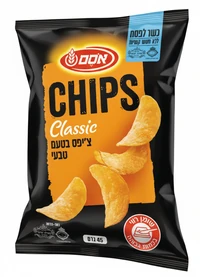 אסם צ'יפס קלאסי בטעם טבעי 45 גרם