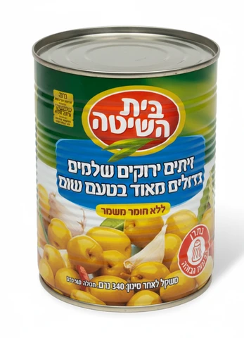 זיתים ירוקים בטעם שום