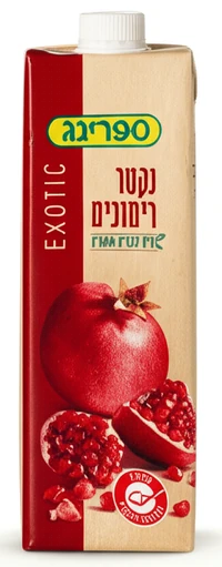 נקטר ספרינג רימונים בקרטון 1 ליטר