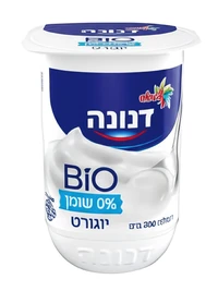 דנונה ביו טבעי יוגורט 0% 200 גרם