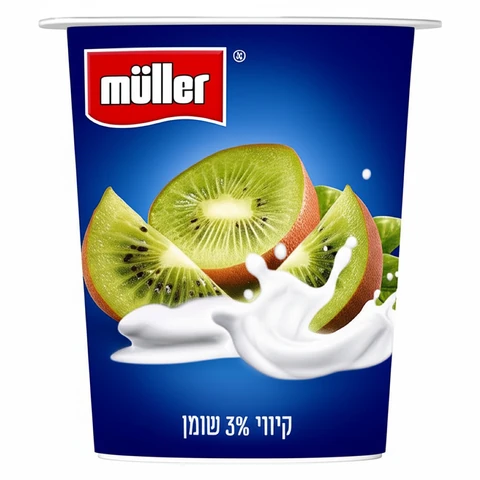 יוגורט ביו קיווי 3% מולר 150 מ"ל