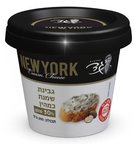 גבינת שמנת ניו יורק 30% עם כמהין 200 גרם