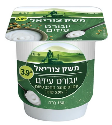 יוגורט עיזים ביו 3% בגביע 150 גרם - משק צוריאל