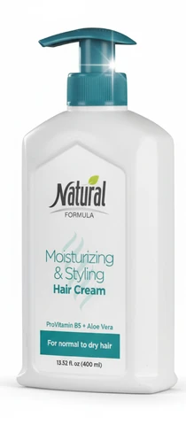 קרליין קרם לחות ועיצוב לשיער אלוורה נטורל ירוק 400 מ"ל