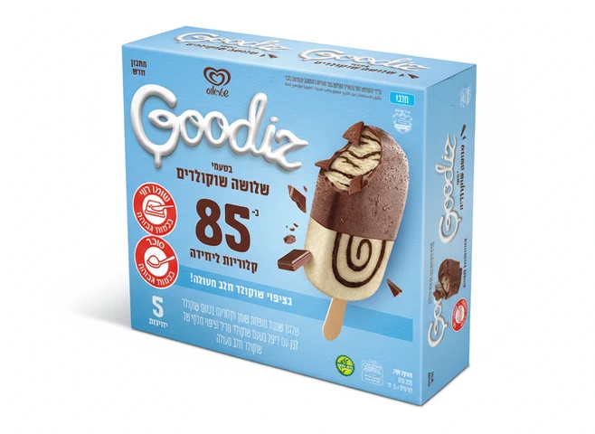 מאגדת גלידת גודיז 3 שלגוני שוקולד