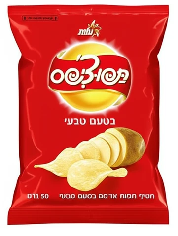 תפוצ'יפס בטעם טבעי 50 גרם