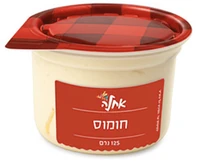 אחלה חומוס יום יום עם צנוברים 125 גרם