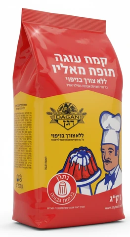 קמח עוגה תופח 1 ק"ג