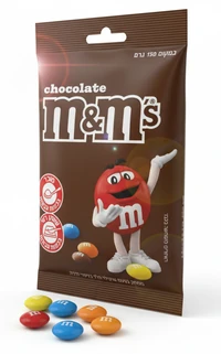 M&M's עדשי שוקולד חלב 150 גרם