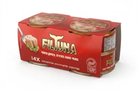 נתחי טונה בשמן צמחי רביעייה - פילטונה (4 x 158 גרם)