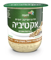 אקטיביה יוגורט עם שיבולת שועל, פשתן וצ'יה 150 גרם