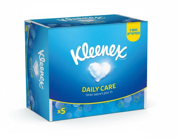 קלינקס קלאסיק אוריג'ינל סופט - חמישייה (5 x 70 יח')