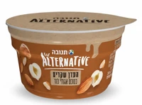 תנובה אטלרנטיב מעדן שקדים בטעם אגוזי לוז