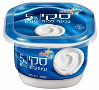 גבינת סקי 5% לבנה מעודנת 250 גרם