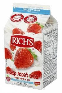 בסיס קצפת ריץ' קרטונית 425 מ"ל