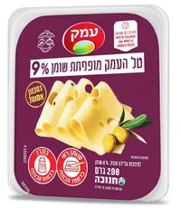 גבינה טל העמק לייט 9% פרוסות 200 גרם