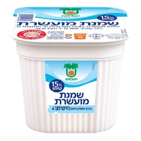 שמנת חמוצה 15% מועשרת מהדרין 200 מ"ל יטבתה