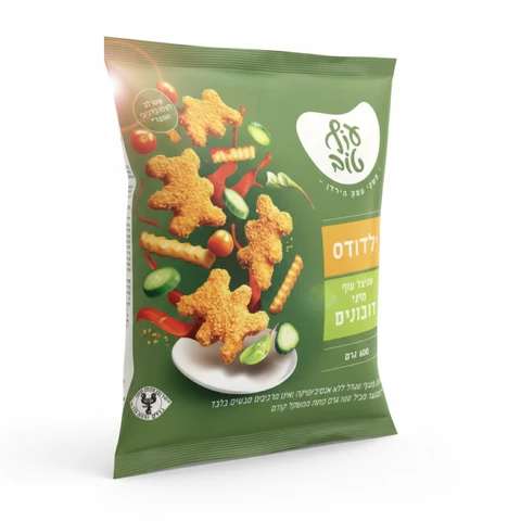 שניצל עוף מיני דובונים 600 גרם