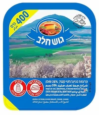 גוש חלב פרוס 28% מהדרין 400 גרם