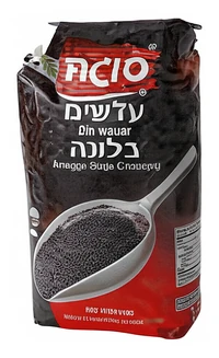 סוגת עדשים שחורות בלוגה 500 גרם