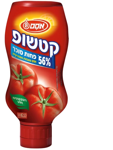 קטשופ אסם 56% פחות סוכר 690 גרם