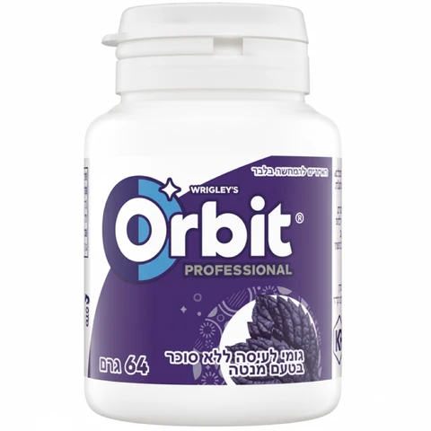 אורביט פרופשיונל פפרמינט בקבוקון 64 גרם