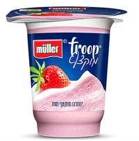 קציפת יוגורט תות מולר 97 גרם