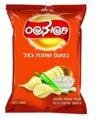 תפוצ'יפס שמנת בצל 200 גרם