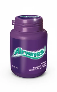 אורביט איירוויבז מסטיק בטעם מנטה ואוכמניות 64 גרם