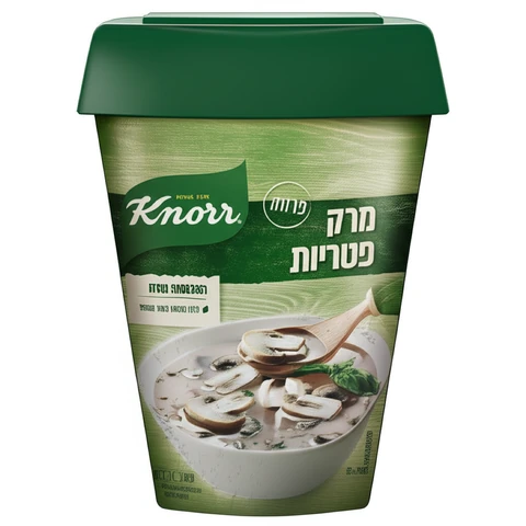 אבקת מרק פטריות רכיבים טבעיים קנור 400 גרם