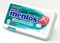 מנטוס Clean Breath סוכריות מנטה עדינה ללא סוכר 21 גרם