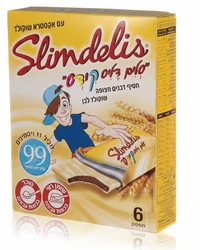 סלים דליס קידס עוגיות שוקולד לבן 6 יחידות