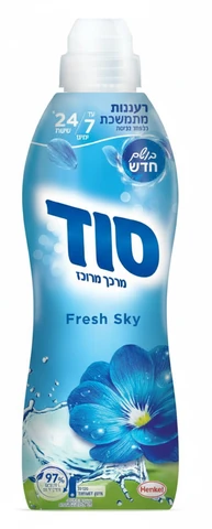 סוד מרכך כביסה מרוכז, בניחוח פרש סקיי (כחול), 900 מ"ל