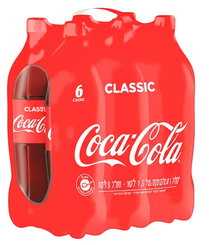 קוקה קולה שישייה 1.5 ליטר