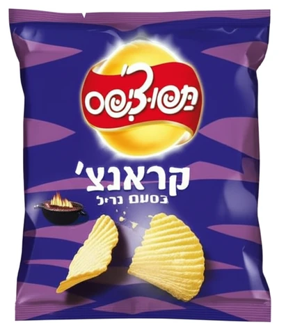 תפוצ'יפס קראנץ' בטעם גריל 50 גרם