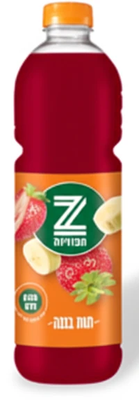 תפוזינה מיץ בטעם תות בננה 1.5 ליטר (כולל פיקדון)