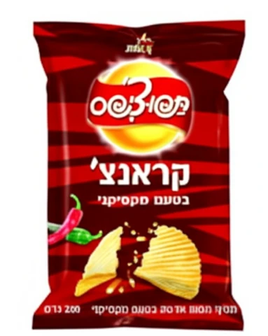 תפוצ'יפס קראנץ מקסיקני 200 גרם