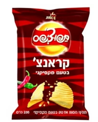 תפוצ'יפס קראנץ מקסיקני 200 גרם