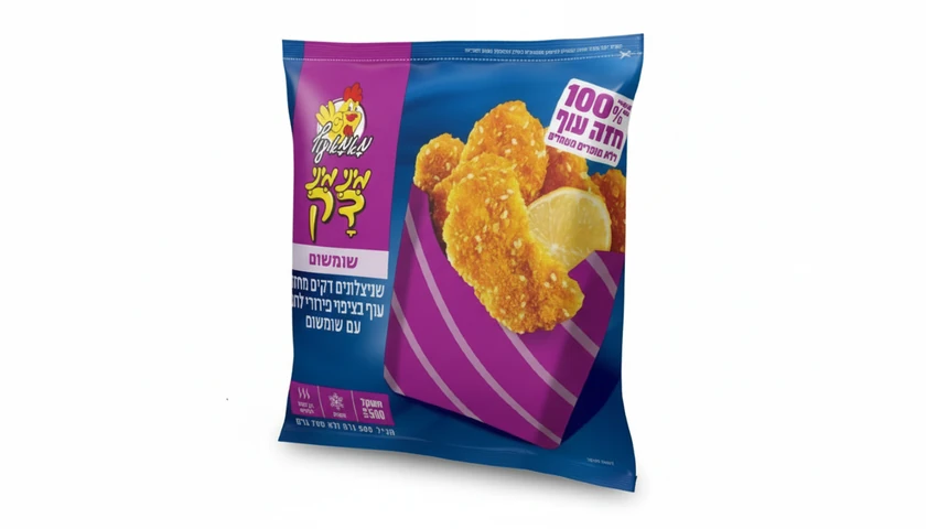 מיני שניצלונים ושומשום מאמא עוף 500 ג'