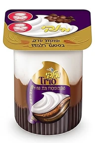 מילקי שכבות דאבל שוקולד וקצפת, 108 גרם