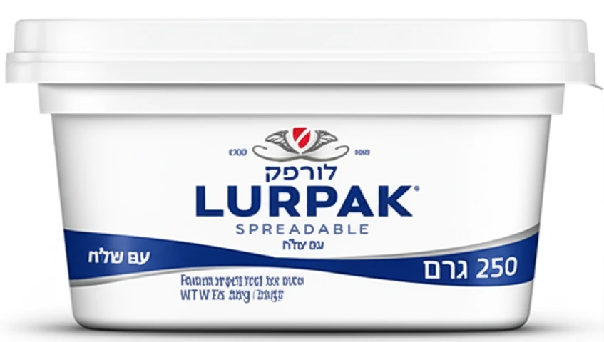 ממרח לורפק חמאה ללא מלח 250 גרם