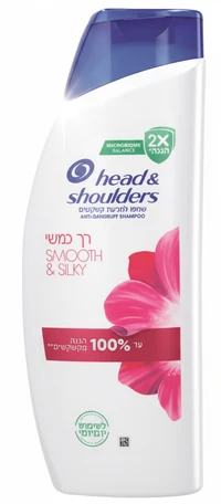 הד אנד שולדרס שמפו מגע משי נגד קשקשים 625 מ"ל