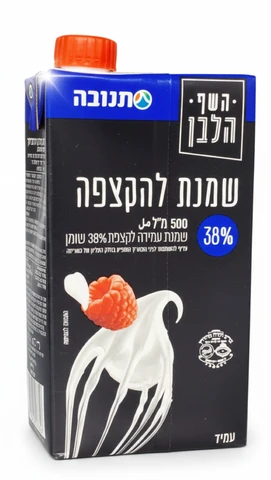 שמנת מתוקה להקצפה 38% שומן 500 מ"ל תנובה