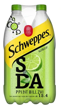 שוופס סודה נענע ליים רביעייה פיקדון 4 יחידות * 1.5 ליטר