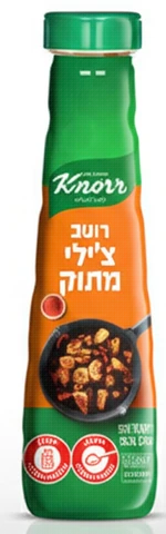 רוטב צ'ילי מתוק קנור 370 גרם - מארז 12 יחידות