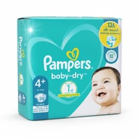 פמפרס בייבי דריי מידה 4+ (M+4) 28 יחידות