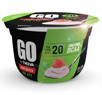 מעדן יוגורט סויה GO בטעם תות (2 יחידות, 200 גרם)
