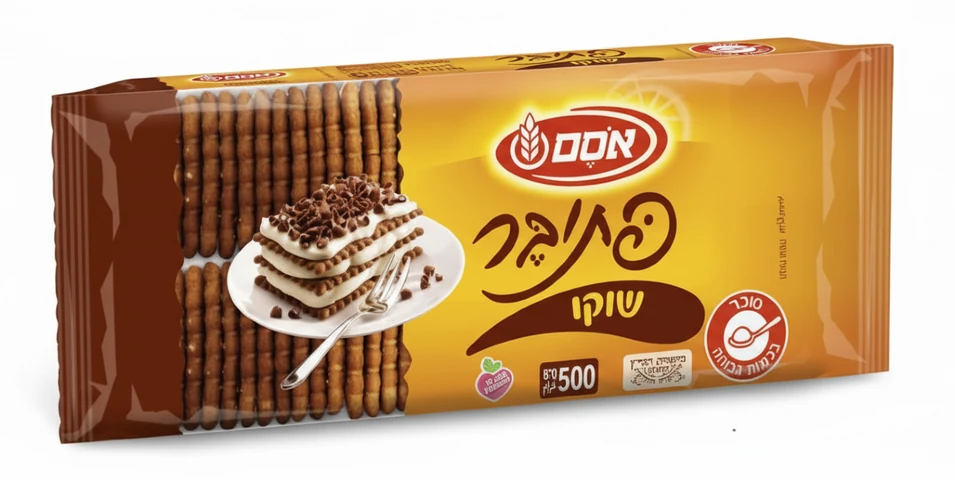 פתי בר שוקו אסם 500 גרם