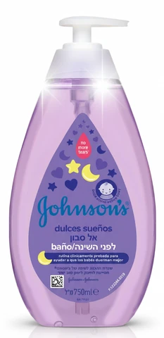 ג'ונסון בייבי אל סבון לפני שינה 750 מ"ל
